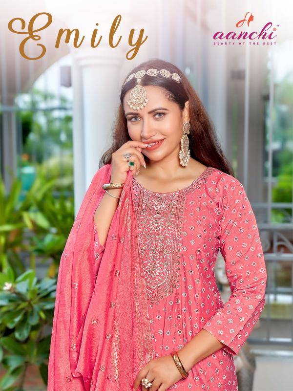 Aanchi emily anarkali style branded kurti wholesale price